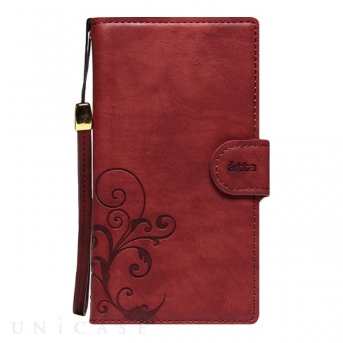 Natural Design Smart Cover Notebook マルチサイズ対応 (マルチタイプ) ワインレッド