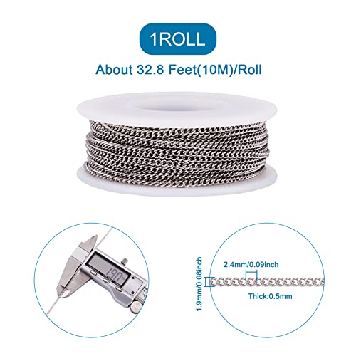 PandaHall - Catena a croce in acciaio INOX Chains