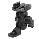 Oumij1 Camera Stand Motion,360 Degree Rotation Motorcycle Rearview Mirror Support Clamp Motion...