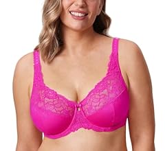 DELIMIRA Reggiseno Minimizer Con Ferretto - Per Donne Con Taglie Forti, Comodo E Senza Imbottitura!