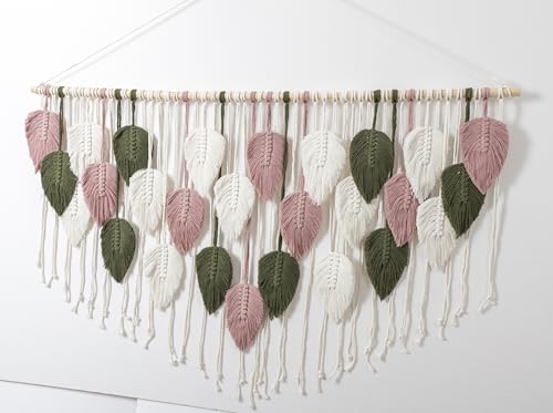 WOODSTICK Large Macrame Wall Hanging - Boho Wall Decor in
