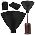 Patio Heater Top Covers, Outside Patio Heater Cover with Zipper, 33.8x25.5 inches 420D Oxford Cloth Waterproof Patio Heater Cover, for 34 inch in Diameter Outdoor Heater Heads