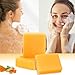 MR.A 3Packs Turmeric Soap Bar, Organic Tumeric Soap for Face and Body, Lemon Turmeric bar Soap with Vitamin C, E for All Skin Type, Tumeric Face Wash for Smoothing, Moisturizing skin