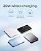 sharge AeroMag Magsafe Power Bank, Slim 5000mAh Magnetic Portable Charger, Qi2 15W Fast Charging Battery Pack Designed for iPhone 17 Pro/16/15/14 and More