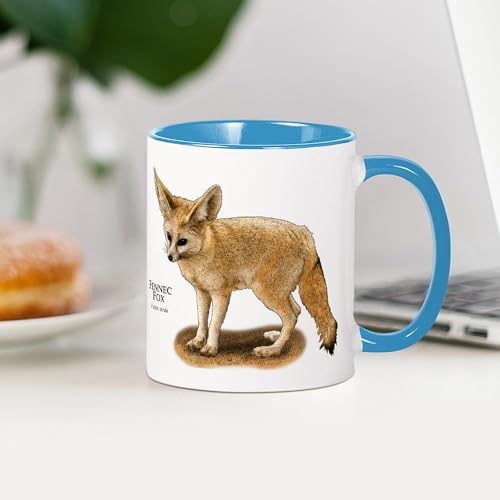 Taza de cerámica CafePress Fennec Fox 325 ml miniatura 4