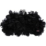 Fawziya Floral Cutch Purses For Women Evening Bags And Clutches-Black