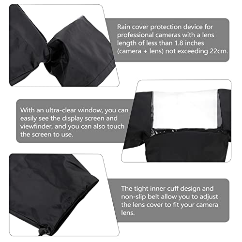 Funda para cámara en días lluviosos Operitacx protector impermeable para fotografía exterior 2