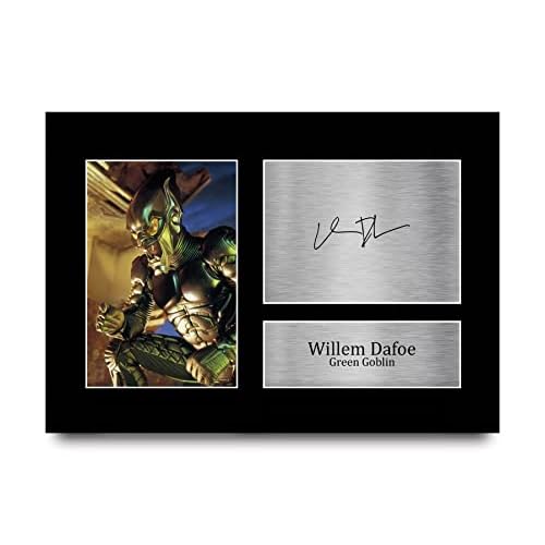 HWC Trading A4 Willem Dafoe Spider-Man Green Goblin Los Regalos Imprimieron La Imagen Firmada Del Autógrafo Para Los Fans De La Memorabilia De La Película