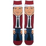 National Lampoon Christmas Vacation Clark Griswold Character Sublimated 360 Crew Socks