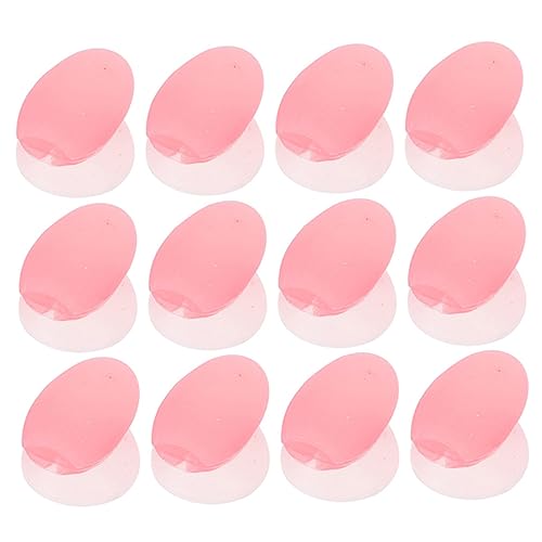 FOMIYES Silicone Lip Brush Covers 8pcs Anti-loss Makeup Brush Waterproof Soft Brush for Eye Shadow Lip Brush