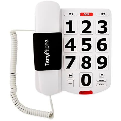 Big Button Phone for Seniors - Corded Landline Telephone Cover