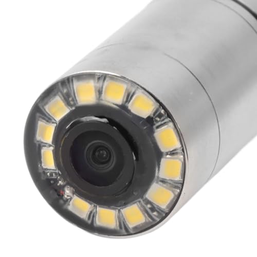 Sewer Inspection Camera Head Pipe Drain Endoscope Camera IP68 with 12 LED Lights for Pipeline Inspection