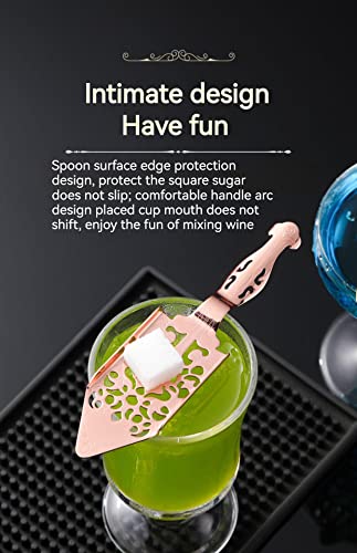 image for YUHWYI 2 pieces of Absinthe Spoon, Stainless Steel Absinthe Spoons Vin