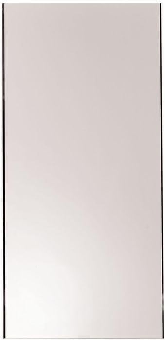 Ginger 4641N Kubic 16" W x 34" H Beveled Frameless Mirror, N/A