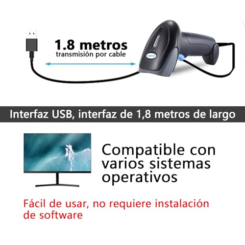 Periféricos, Office Product lector codigo barras Marca SANFEN (3)