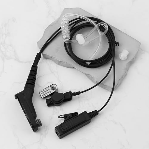 Écouteur à fil microphone acoustique PTT moyen pour radio Motorola XPR 6550 7550 - 7