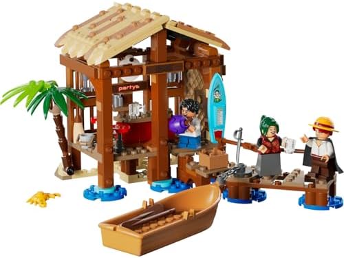 LEGO ONE PIECE Yel Değirmeni Köyü Kulübesi 75636 – Anime Sever 8 Yaş ve Üzeri Çocuklar için Koleksiyonluk Model, Yaratıcı Oyuncak Yapım Seti ve Doğum Günü Hediye Fikri (299 Parça) - Görsel 2