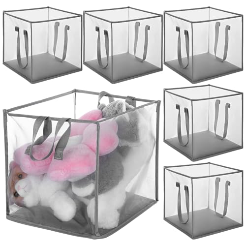 6 Pack Popup Laundry Hamper 13 Inch Small Foldable Mesh