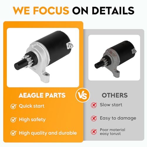 Starter for 410-22017 Tecumseh OHV OV358 2 Ear Mounting Style, 4-Bolt Original Style 36914, 37425, STC0023, 41022017 by Aeagle - Used condition - Image 5