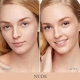 Air Cushion CC Cream Foundation Makeup, BB Cream Makeup, Color Correcting CC Cream, Tattoo Cover Up Makeup, Natural Full Coverage Foundation, Moisturizing Concealer Brighten,Even Skin Tone (Nude)