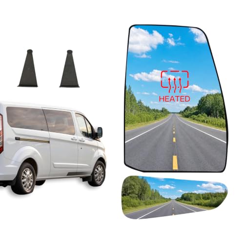Image of Wing Mirror Glass Right Replacement for Ford Transit Tourneo Custom V362