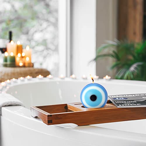 Huray Rayho Evil Eye Candle Gifts Set Of 2 Evil Eye Decor Blue Ball Nazar Candle Handmade Scented Natural Soy Wax Hamsa Cute Candles Aesthetic Aromatherapy Air Freshener Home Office Gifts For Women thumb #5