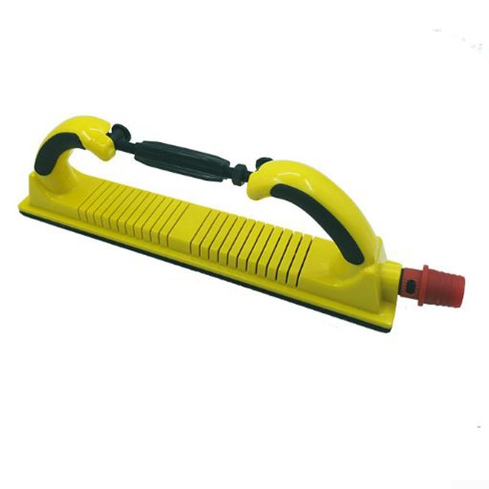 Verstellbares Polier-Handbrett für Holzbearbeitung und Automobilschleifen, 70 mm Netzkompatibel, drehbarer Griff mit ergonomischem Griff, Vakuumfunktion