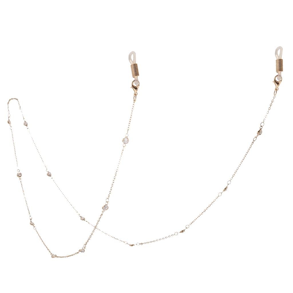 enakshi (label) Enakshi Fashion Gold Metal Eyeglass Neck Cord Beaded Reading Glasses Necklace Sunglasses Chains Straps Eyewear Holder Collectibles-picture-30