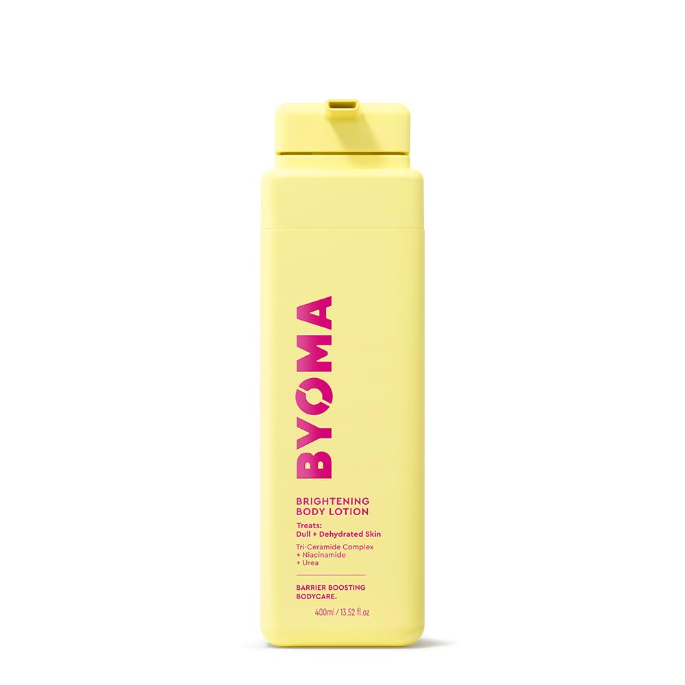 BYOMABrightening Body Lotion (400ml) For Dull, Dehydrated Skin - Creamy Body Lotion with Niacinamide and Urea - Brightens and Evens Skin Tone