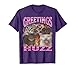 Greetings Huzz Funny Cat Meme Bootleg Graphic Men Women T-Shirt