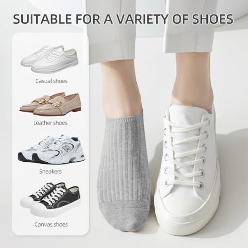 Image of 15 Pairs Low Cut Ankle Socks, No Show Socks, Breathable Athletic Socks Bulk for Sport, Running Ankle Socks