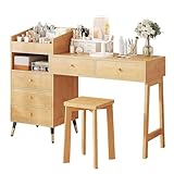 [Assemblage facile] La coiffeuse est conçue avec des instructions de montage claires pour que les utilisateurs puissent l'installer eux-mêmes. Si vous avez des questions, nous aurons un personnel de service client professionnel pour les résoudre pour vous