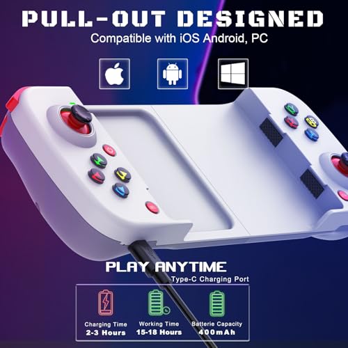 Controlador de teléfono Joso para Android, iPhone y PC con botones M1 y M2 6