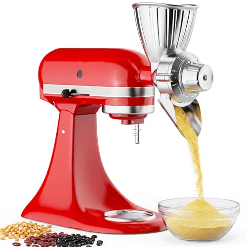 All-Metal Grain Mill Attachment for KitchenAid Mixer