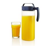 Komax Tritan Clear Large (2.1 quart) Water & Juice Pitcher BPA-Free With Airtight Lid Twist and Pour