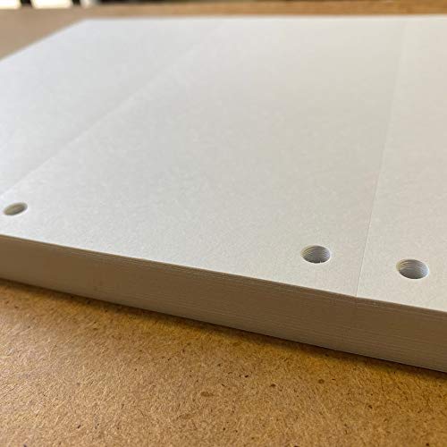 Amazon | プリンタ帳票用紙 500枚 3分割 （ マイクロミシン目 ヨコ2本