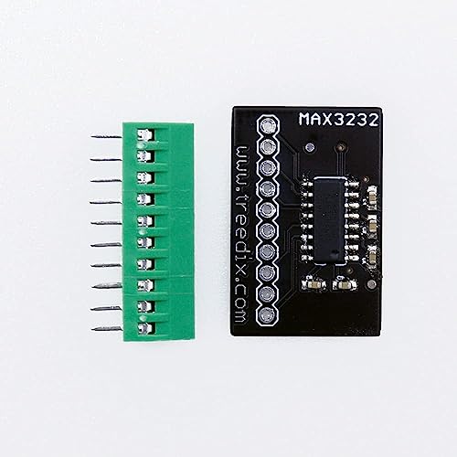 Treedix 2 x Mini RS232 auf TTL MAX3232 Konvertierungsadapterplatine Transceiver Breakout Board 3V-5V