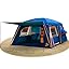 Dark Blue-2 Bay windows-Full Rainly