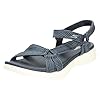 Skechers Womens On-the-go 600 Brilliancy Ankle Strap Sandals, Navy Textile Trim, 4 UK #1