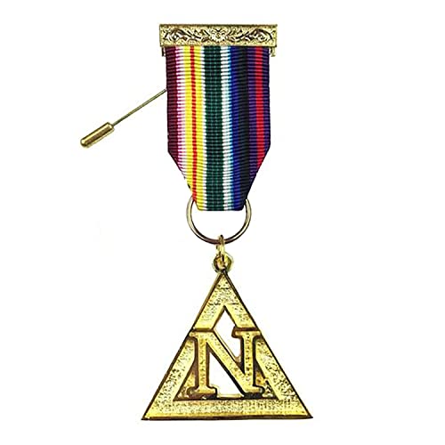 Bricks Maons Royal Ark Mariner AMD Breast Jewel - Gold Plated
