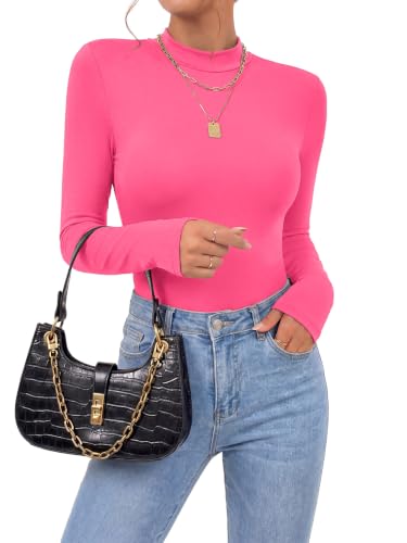 Image of OPOIPIN Women's Long Sleeve Basic Bodysuit