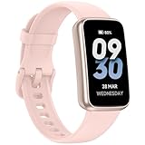 Long Battery Pedometer Watch 14 Days Battery Life, Slim Design No App/Phone Required Fitness Tracker, 50 Meters Waterproof Smart Watch, Heart Rate & Blood Oxygen Monitor Step Counter for Men Women