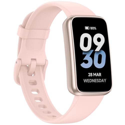 Long Battery Pedometer Watch 14 Days Battery Life, Slim Design No App/Phone Required Fitness Tracker, 50 Meters Waterproof Smart Watch, Heart Rate & Blood Oxygen Monitor Step Counter for Men Women