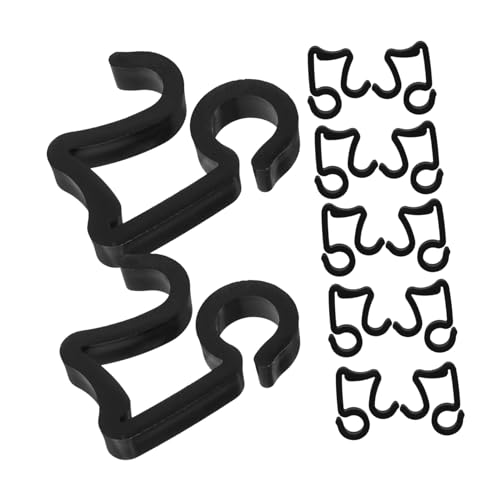 GALPADA 40pcs String Light Hooks Outdoor Clips for Easy Installation of Patio Lights Weather-Resistant Hanging for Festivals and Decorations