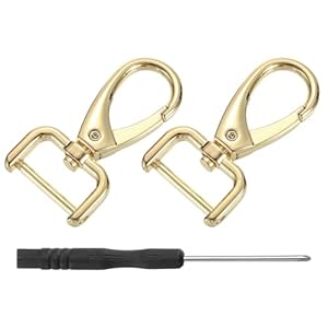 QUARKZMAN 2 Stück Karabiner mit Federhaken