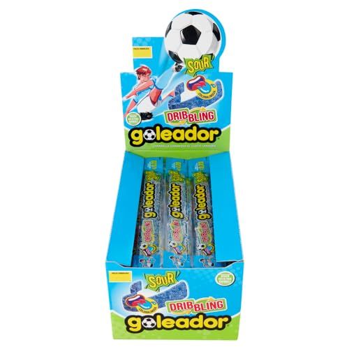 Goleador Dribbling Blu, Caramelos gomosos sabor frambuesa ácida miniatura 2
