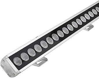 20" Linkable Water-Resistant Slim Aluminum LED RGB Color-Changing Wall-Washer Bar 24V, 3743RGB-R2