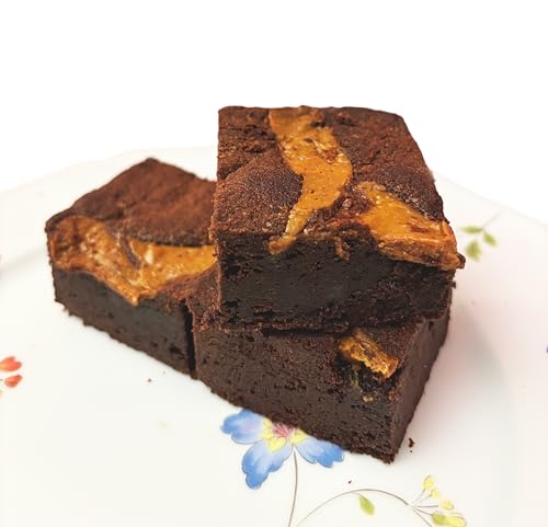 Ruth’s Peanut Butter Swirl Cake Style Brownies 2 Dozen –