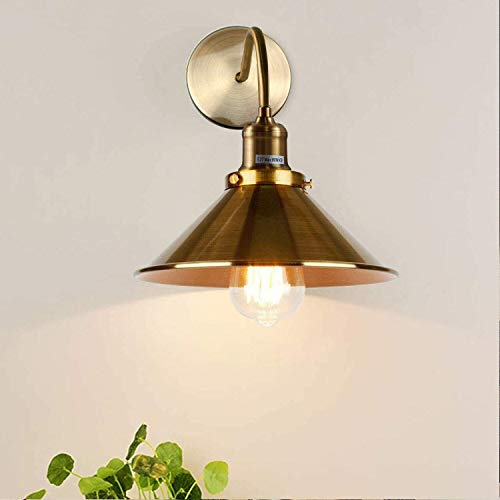 DC VOLTAGE Retro Rainproof Cone Shaped Shade Swan Neck Wall Sconce Fittings Metal Indoor Light Fitting for Bedroom Dinning Room Garage and Any Other Places Not Battery Oprated Wall Lights - Image 2