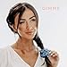 Gimme Beauty - Hair Scrunchies Variety Pack - Denim, Corduroy, Faux Leather, Blush, and Velvet Scrunchies - Gentle All Day Hold Hair Styling Accessories - No-Slipping, Snagging or Creasing (5 Count)